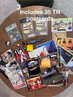 Assorted Tennessee & Music Postcard Lot - Multicolor